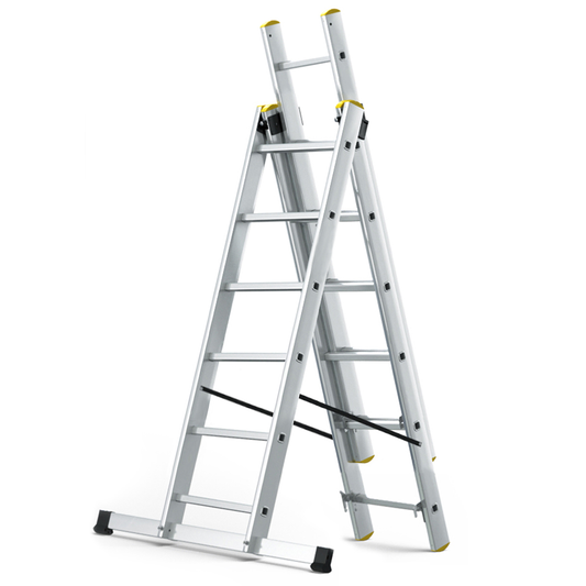 14.5 ft. Reach Flexi Pro Type IA Aluminum Combination 3-section Ladder - 330 lbs. Load Capacity